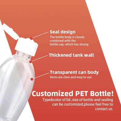 Botol Pembersih Plastik Portabel 10ML 20ML 30ML tempat botol gel tangan
