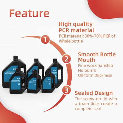 Sesuaikan 500ml 1000ml Anti Freezing Botol Minyak Motor Kosong PCR Plastik