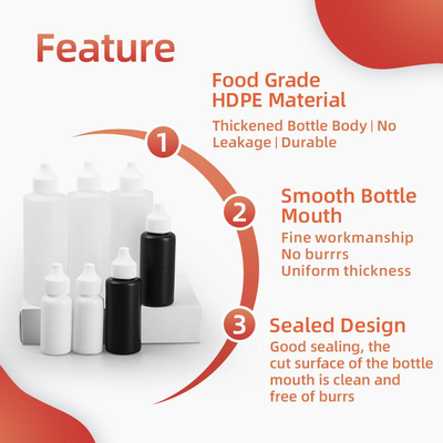ODM Hair Oil Dye Sauce Squeeze Packaging Bottle dengan Twist Open Dispensing Cap