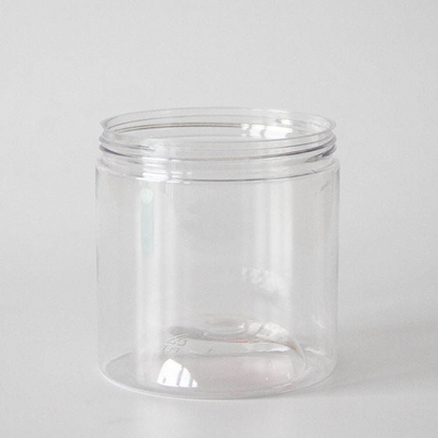 1L Besar Bundar Bagian Bawah Pet Plastik Botol Dengan Tutup Transparan