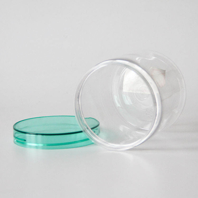Empty Wide Mouth Food Candy PET Plastic Packaging Jars 1250ml Bentuk bulat