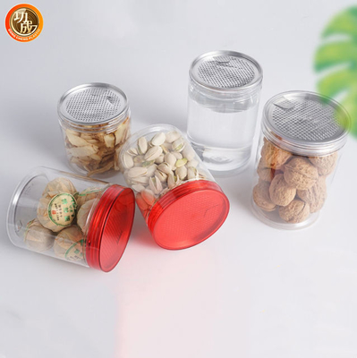 Makanan Plastik Kemasan PET Cookie Jar 1200ml Ringan