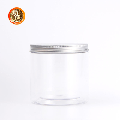 Disesuaikan Makanan Kelas Pet bening Plastik Jar Dengan Tutup 850ml