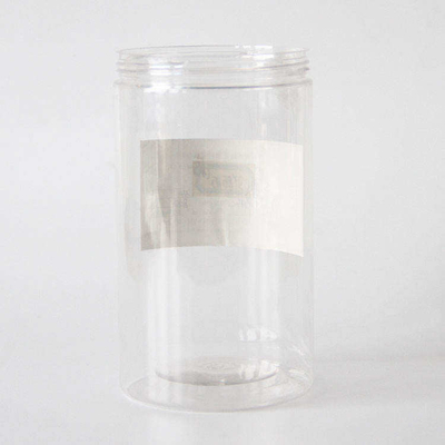 Custom Round Bottom Candy Cookie Jar Wide Mouth PET Plastik Jar