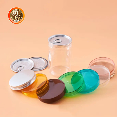 Custom PET Plastik Botol Kontainer transparan PET Plastik Botol Dengan Tutup CQC