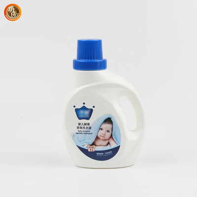 Botol deterjen cuci PE dengan bentuk pekat untuk pembersihan profesional