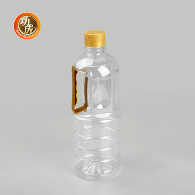 Sekrup di Tutup Botol Minyak Masak Plastik Bumbu Makanan Pengemasan Disesuaikan 1000ml-1800ml
