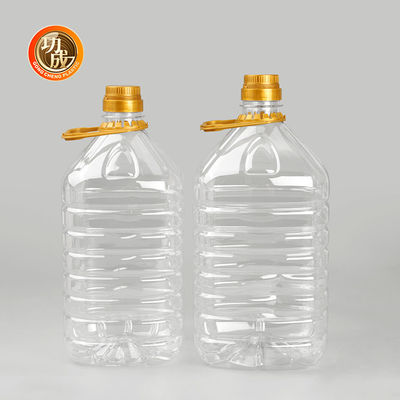 Makanan Grade Silinder Botol Plastik Bumbu Sekrup Di Tutup Untuk Bumbu / Bumbu